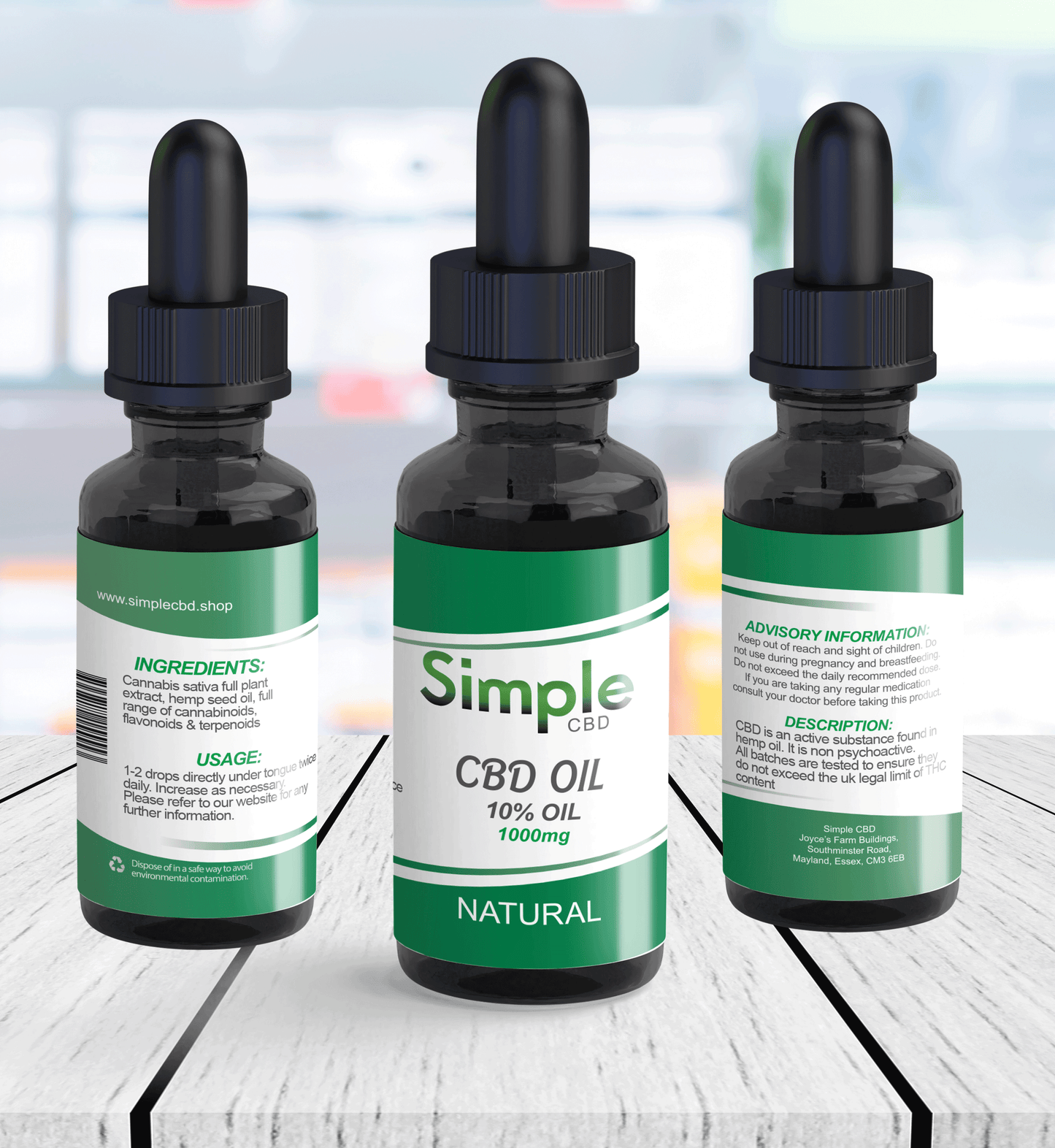 1000mg (10%) CBD Oil